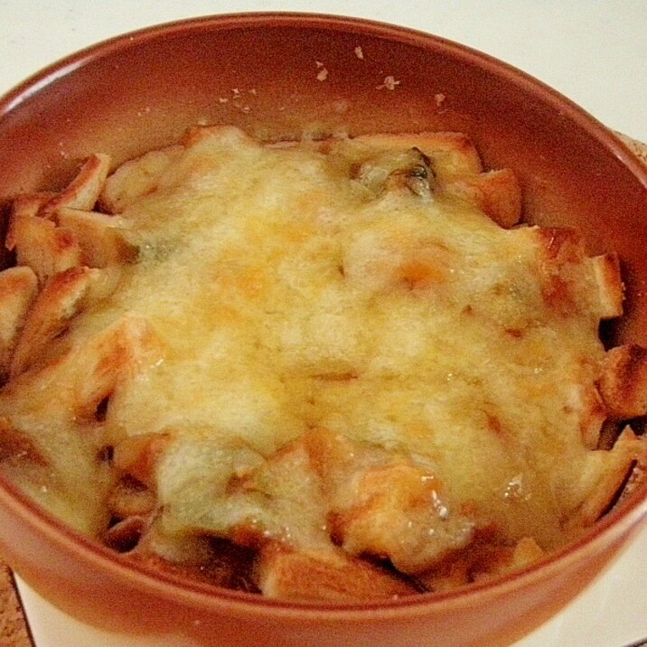 残ったカレーで カリカリパン耳カレーハニーグラタン レシピ 作り方 By めい 楽天レシピ